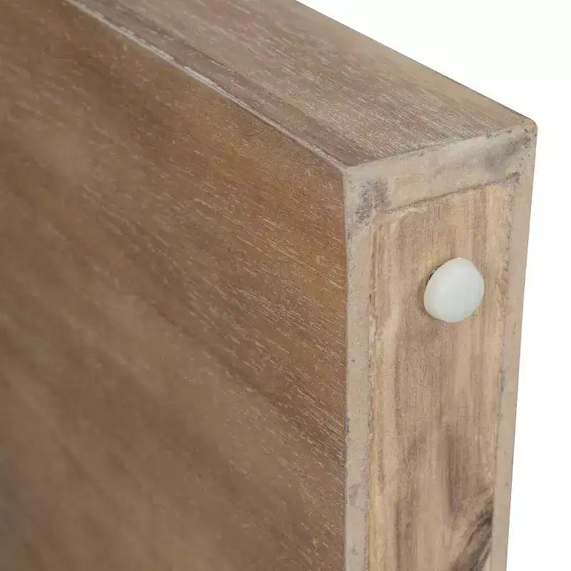 Tavolo Consolle Rustico Whisen Tavolo da Ingresso Tavolo Laterale con Frontale del Cassetto Scanalato
