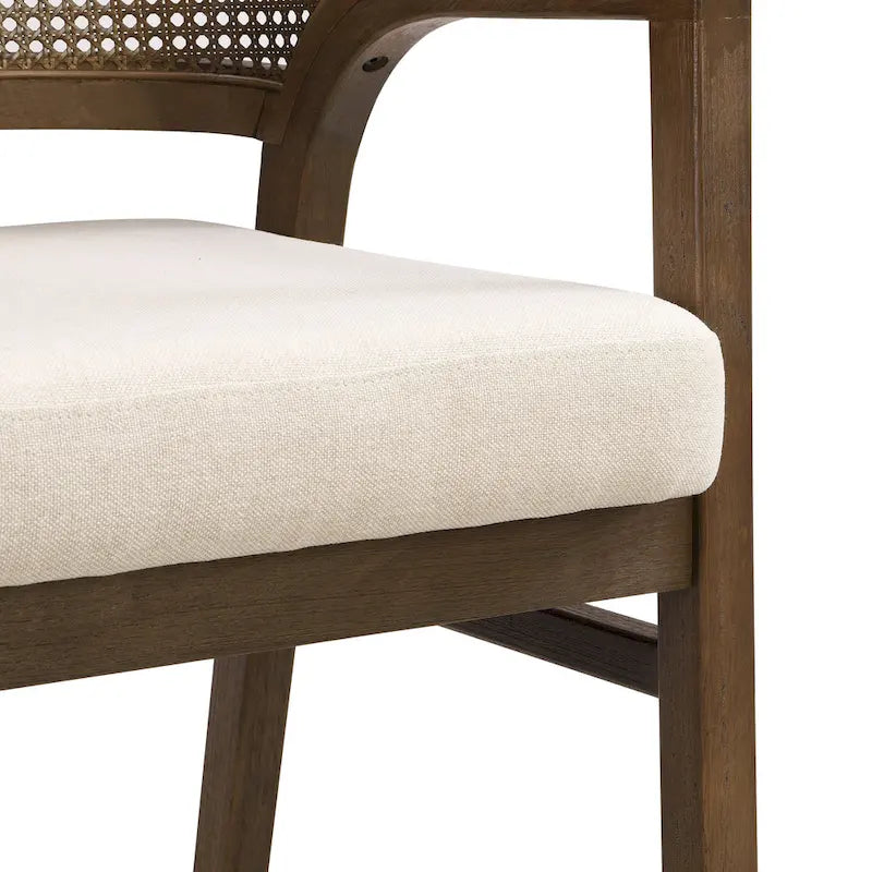 Christopher Knight Home - Sedia da pranzo imbottita in canna (Set di 2)