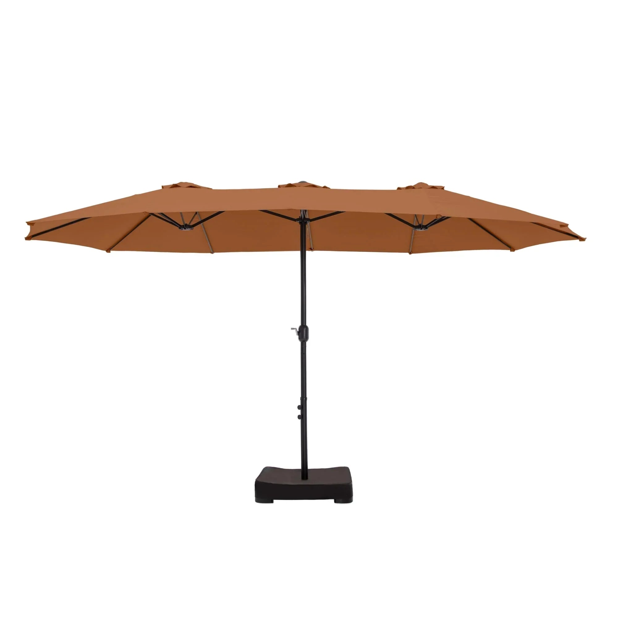 MAISON ARTS Ombrellone Doppio da 4,5 m, Extra Large, per Patio, con Base Inclusa