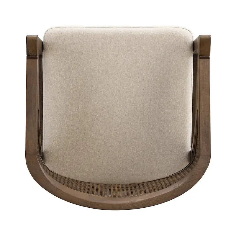 Christopher Knight Home - Sedia da pranzo imbottita in canna (Set di 2)
