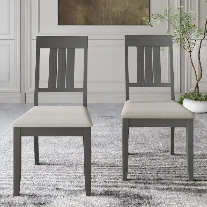 Set da pranzo classico in legno a 7 pezzi CraftPorch