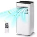 Condizionatore Portatile 3-in-1 Costway 8000 BTU con Ventilatore Deumidificatore e Modalità Notte