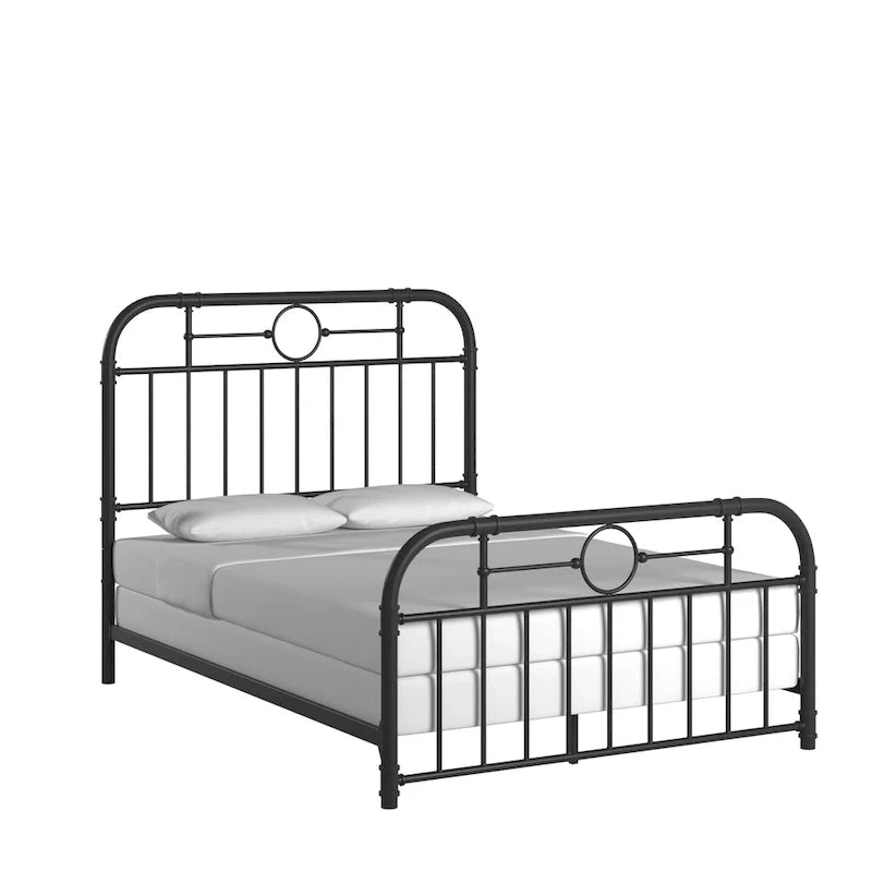 Letto in metallo nero