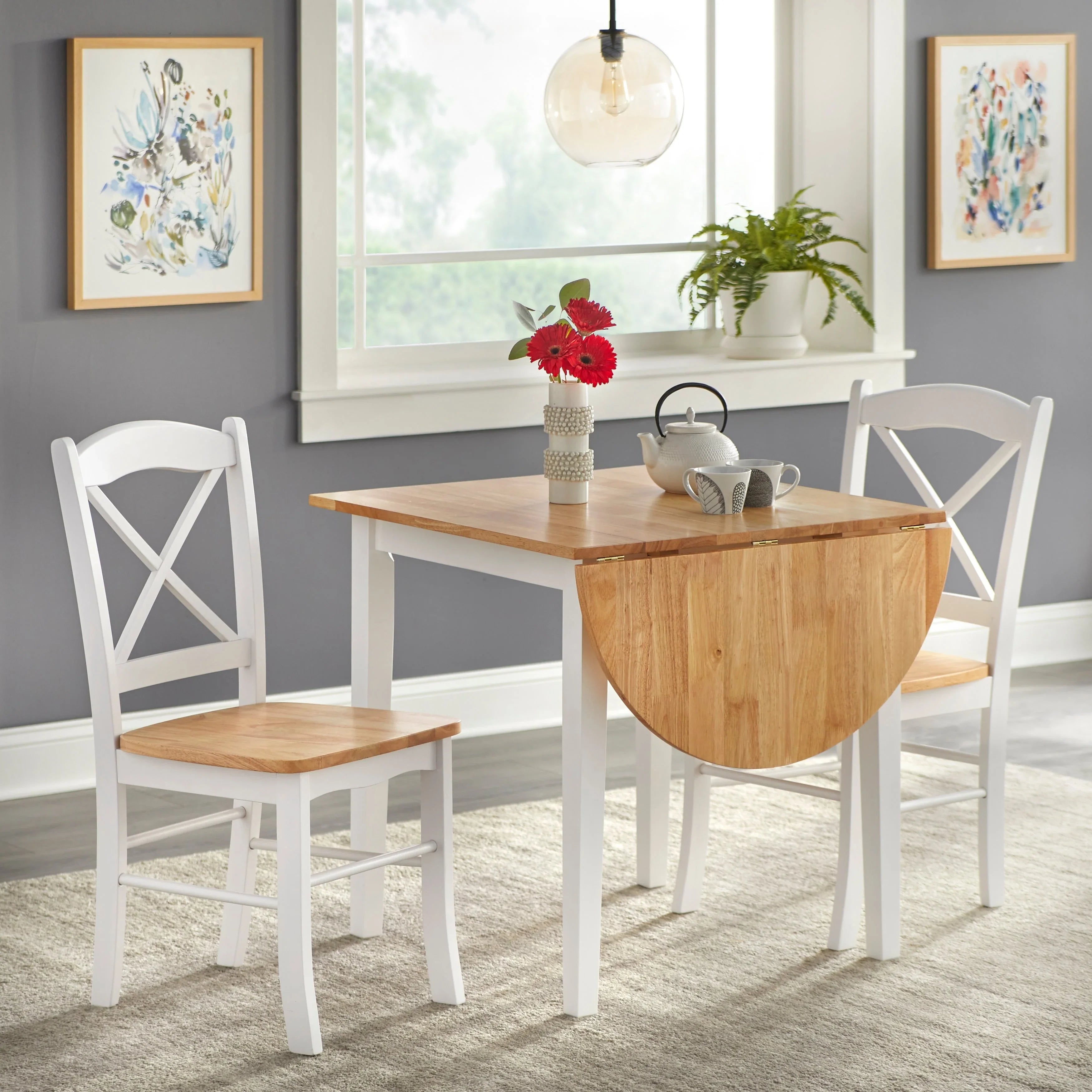 Sedie da pranzo per cottage di campagna Simple Living (set da 2)