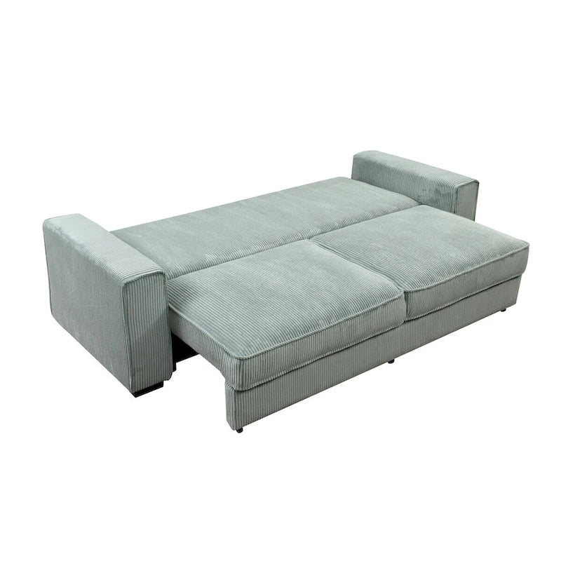Divano Letto Grande Roomfitters con Contenitore, Divano Moderno a 3 Posti, Divano Imbottito per Piccoli Spazi