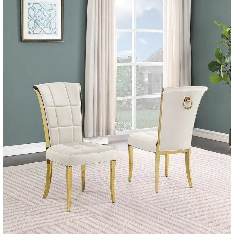 Best Quality Furniture D325-SC324-7 Set da pranzo rotondo da 5 pezzi