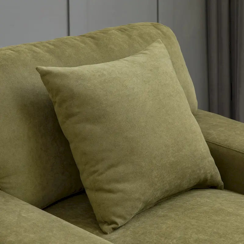 Divano letto chaise longue oversize moderno metà secolo con cuscino
