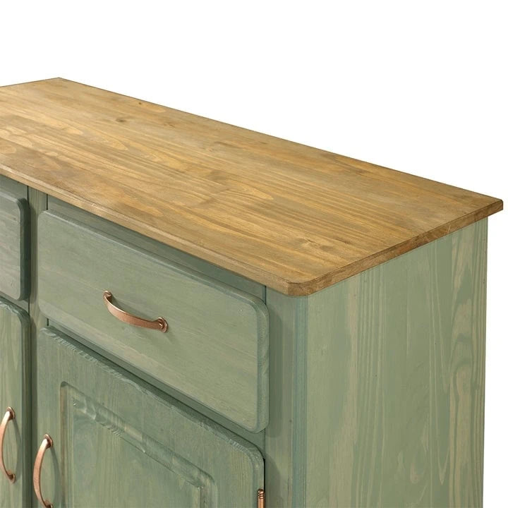 Credenza in legno verde