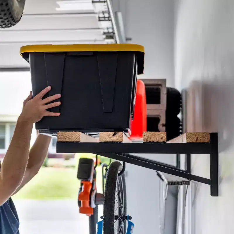 StoreYourBoard Staffe per mensole a muro fai da te 2' x 8' | Mensola da parete resistente per garage