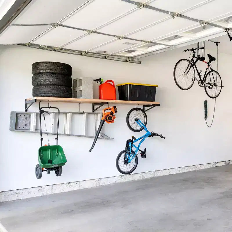 StoreYourBoard Staffe per mensole a muro fai da te 2' x 8' | Mensola da parete resistente per garage