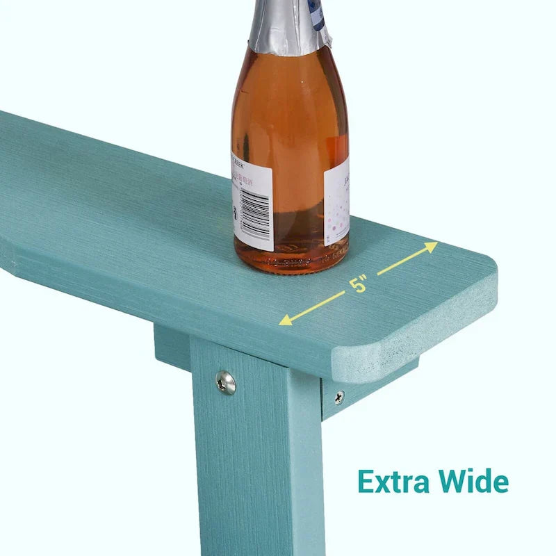 Bonosuki Sedie Adirondack da Esterno in Legno Resistente alle Intemperie - Set da 4