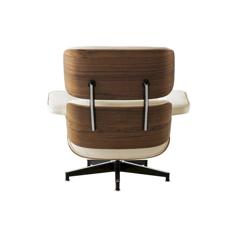 Poltrona reclinabile Mid-Century Modern in pelle