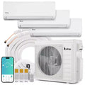 Climatizzatore mini-split Karl Home 3 zone 28000 BTU 20 SEER2 con pompa di calore (9K+9K+18K)