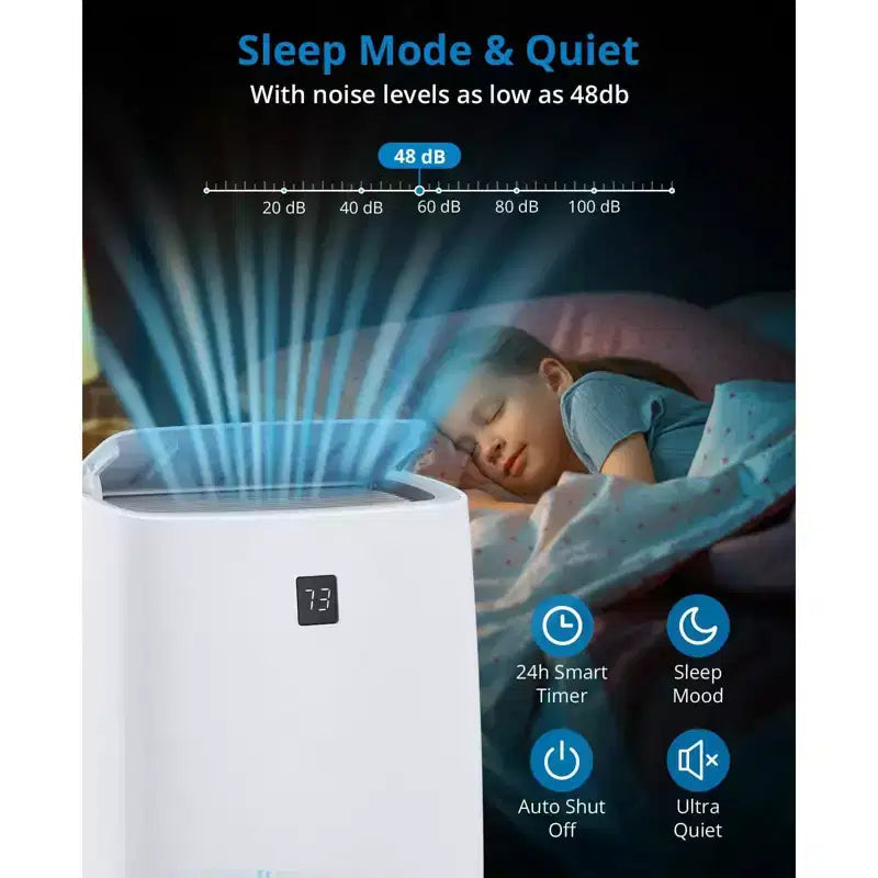 Condizionatore Portatile da 14000 BTU, Condizionatore con Telecomando, Funzione Raffreddamento, Ventilazione e Deumidificazione, Modalità Notte/Timer 24 ore, Raffredda 700 Sq.ft