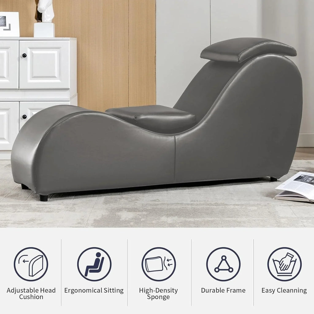 Mixoy Sedia Yoga da Interno, Sedia a Sdraio Yoga Curva per Adulti per Stretching, Esercizio e Relax