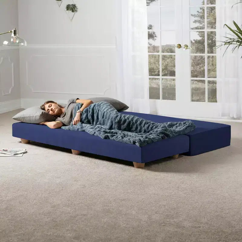 Lit de repos / Lit pliant grand format (Queen-Size) - Microvelours