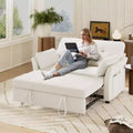 Dyonery Divano Letto Convertibile 3-in-1, Divano Letto Estraibile con Tasca Laterale e Schienale Regolabile, Montaggio Senza Attrezzi, Divanetto Pieghevole
