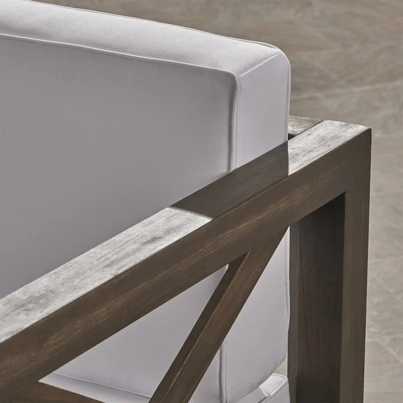 Set da conversazione Brava Outdoor a 6 pezzi in legno di acacia di Christopher Knight Home