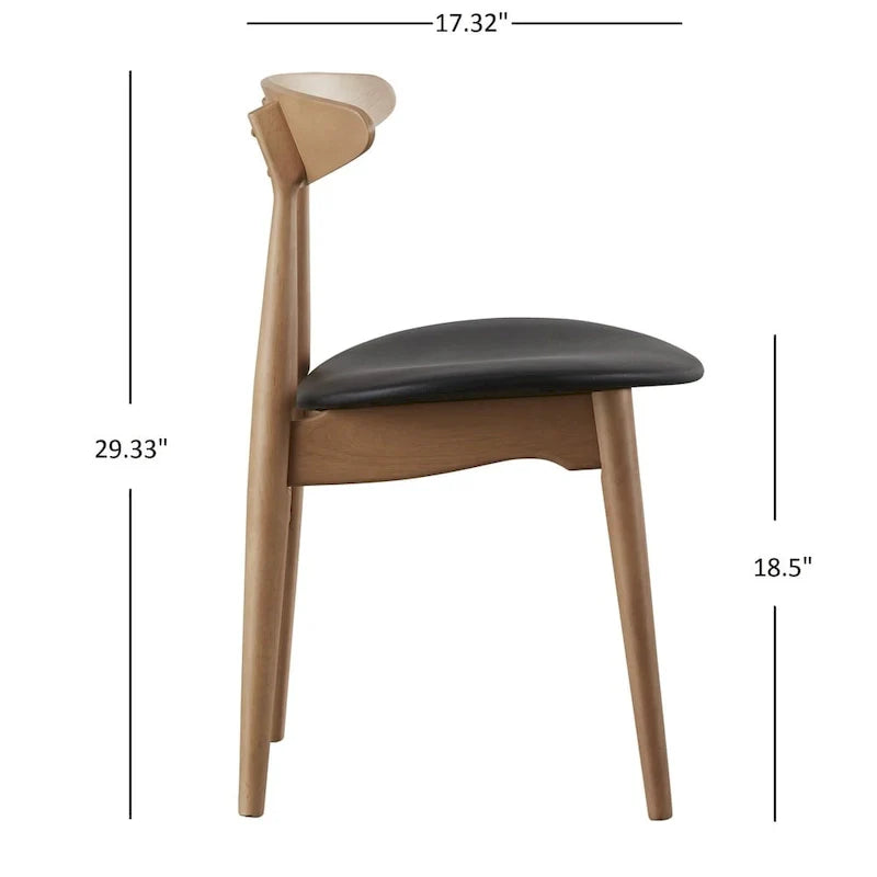 Set da pranzo affusolato in rovere danese norvegese di iNSPIRE Q Modern