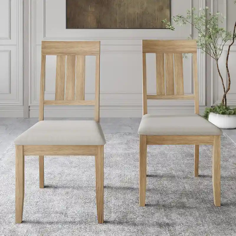 Set da pranzo classico in legno a 7 pezzi CraftPorch