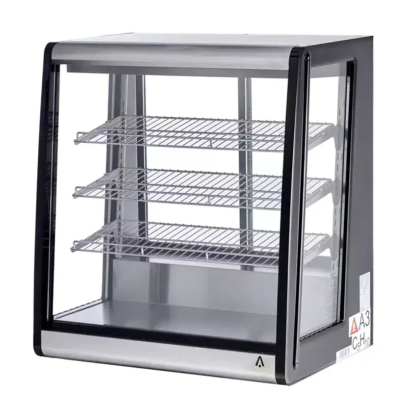 Espositore refrigerato commerciale 6,9 Cu Ft, vetrina refrigerata da banco con illuminazione a LED per panetteria, caffetteria, 110 V/190 W