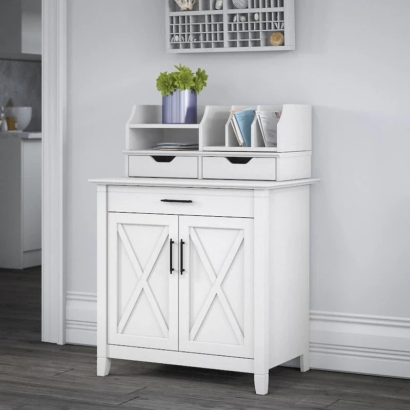 Scrittoio Key West con mobiletto di Bush Furniture