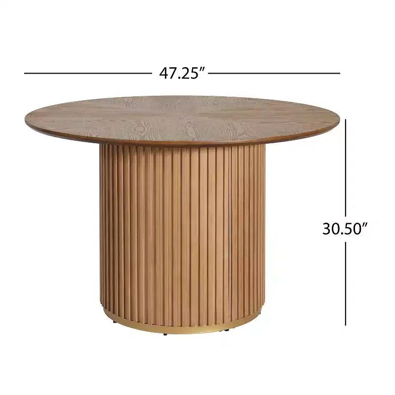 Christopher Knight Home Shankar, set da pranzo moderno da 5 pezzi con tavolo rotondo e sedie imbottite in legno di caucciù