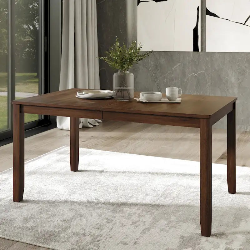 Set da pranzo classico in legno a 7 pezzi CraftPorch
