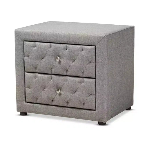 Lepine 2 - Drawer Wood Nightstand - Baxton Studio