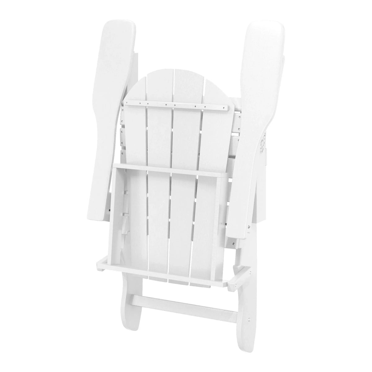 Polytrends Laguna Sedia Adirondack Pieghevole da Esterno per Patio Resistente allo Sbiadimento e alle Intemperie