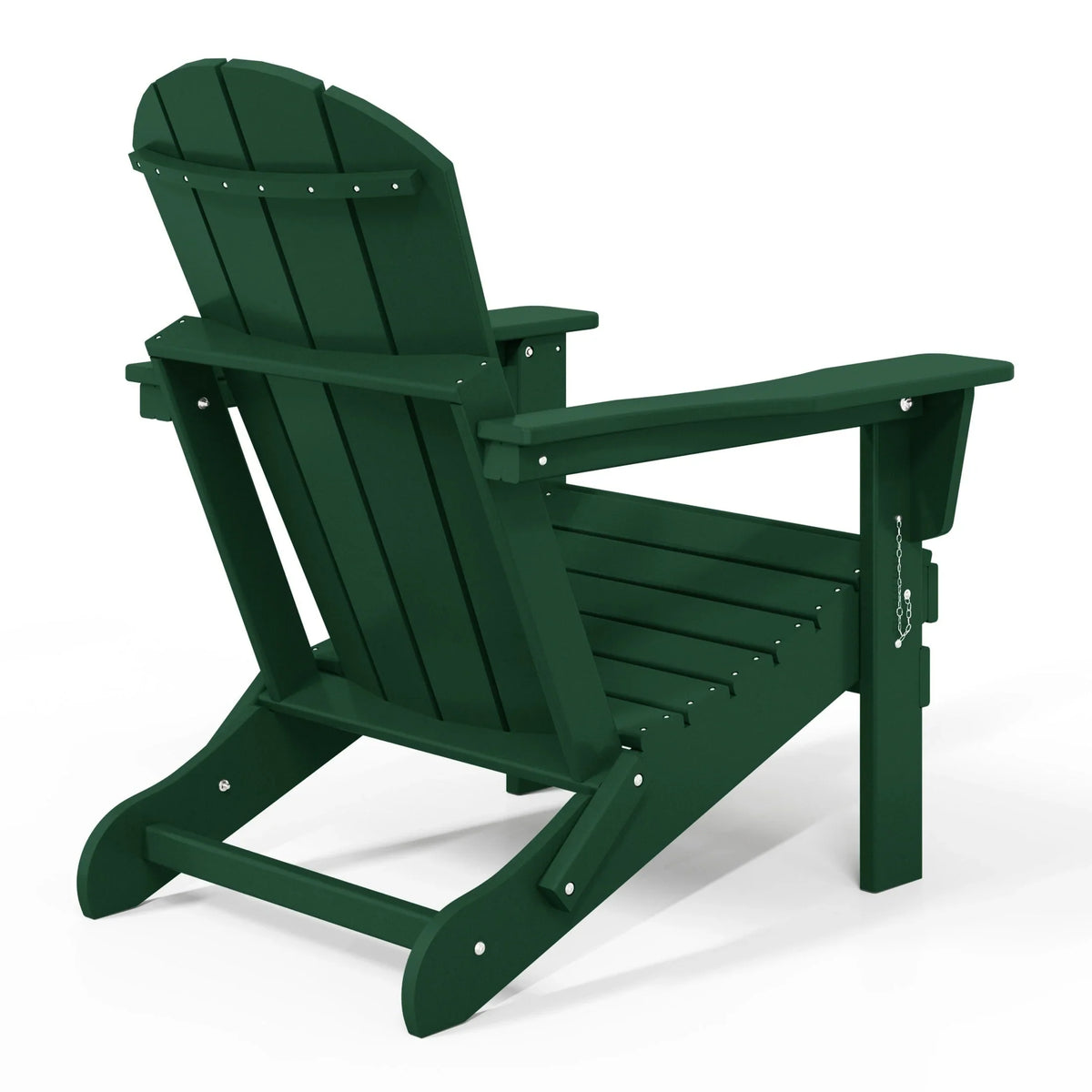 Polytrends Laguna Sedia Adirondack Pieghevole da Esterno per Patio Resistente allo Sbiadimento e alle Intemperie