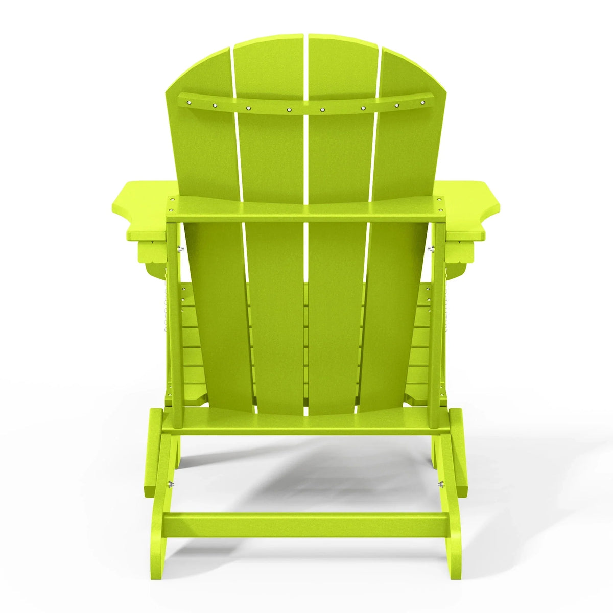 Polytrends Laguna Sedia Adirondack Pieghevole da Esterno per Patio Resistente allo Sbiadimento e alle Intemperie