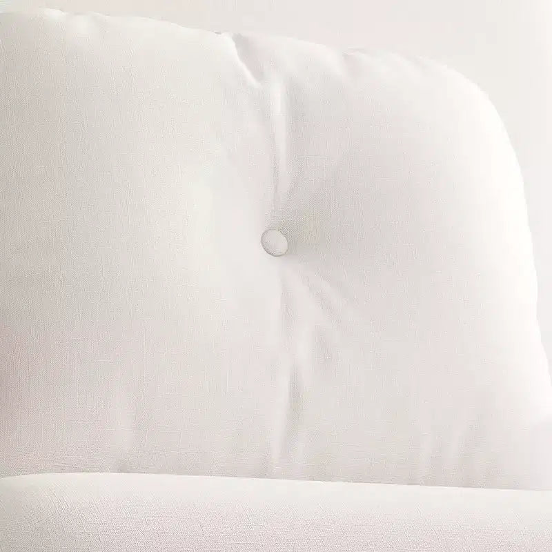 Divano Letto Pieghevole 3-in-1 Convertibile in Poltrona - Schienale Regolabile in 5 Posizioni con Cuscino, Salvaspazio per Soggiorno, Camera da Letto e Ufficio (Bianco)