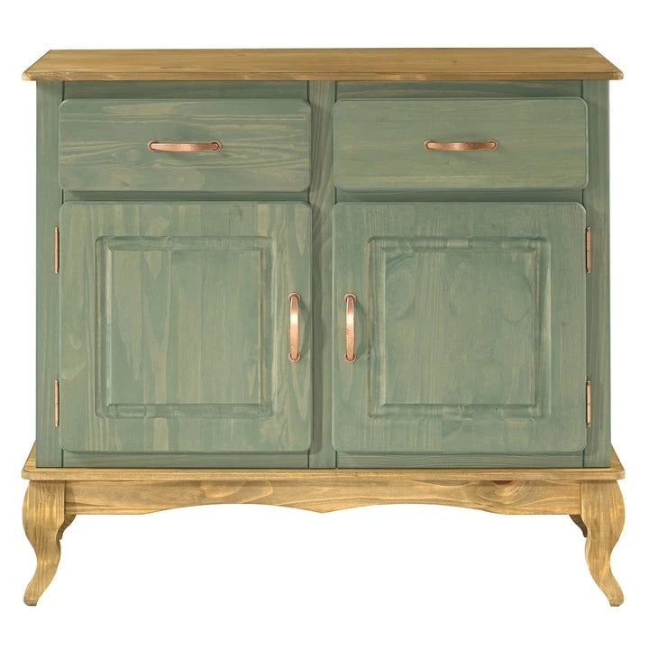 Credenza in legno verde