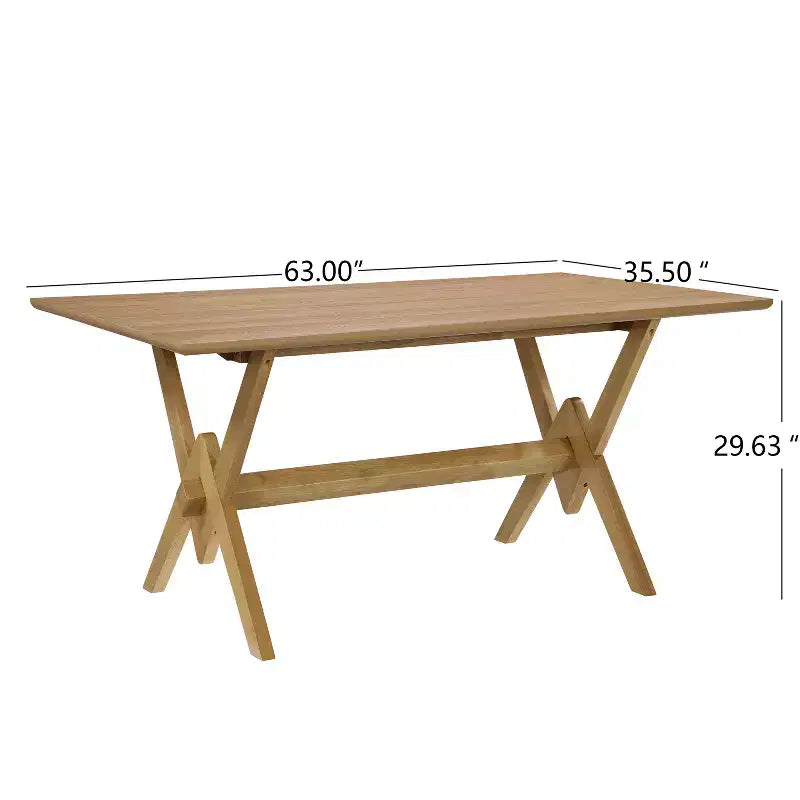 Christopher Knight Home Simon Set da pranzo 5 pezzi in legno di gomma stile Mid-Century moderno con sedie imbottite in bouclé