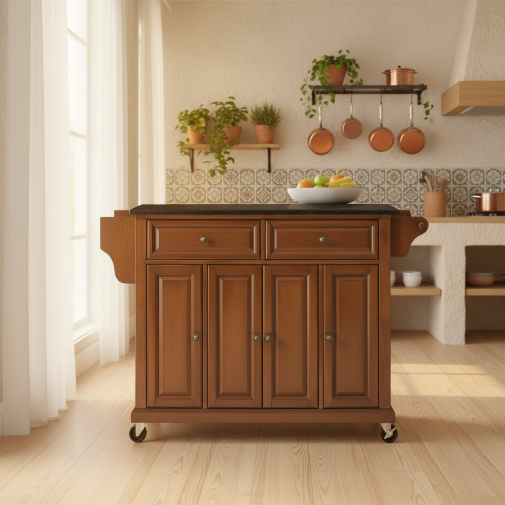 52 Full Size Granite Top Kitchen Cart - Crosley