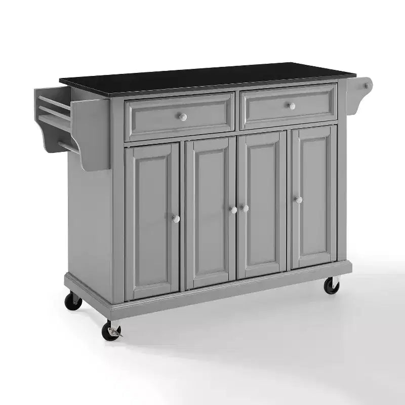 52 Full Size Granite Top Kitchen Cart