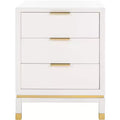 Baskin 3 Drawer Accent Table - ACC6605A - White - Safavieh