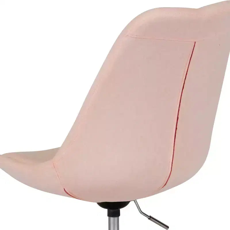 Sedia da ufficio girevole Merrick Lane con sedile girevole regolabile in altezza in elegante rivestimento