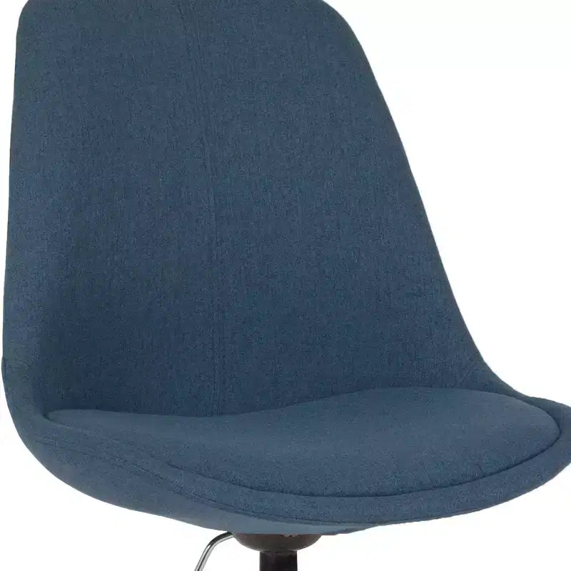 Sedia da ufficio girevole Merrick Lane con sedile girevole regolabile in altezza in elegante rivestimento
