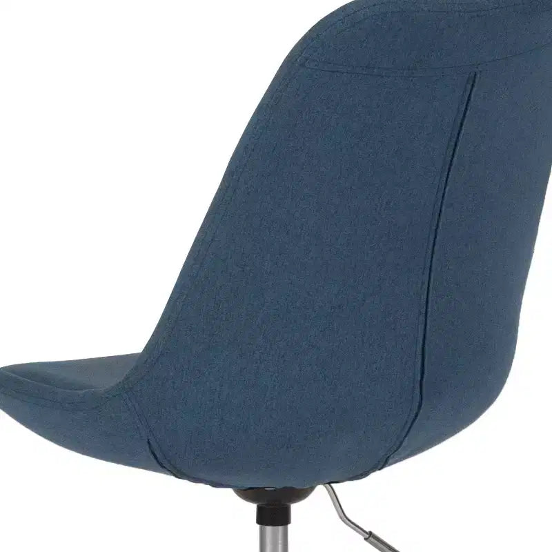 Sedia da ufficio girevole Merrick Lane con sedile girevole regolabile in altezza in elegante rivestimento