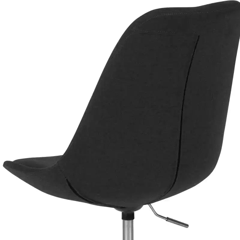 Sedia da ufficio girevole Merrick Lane con sedile girevole regolabile in altezza in elegante rivestimento