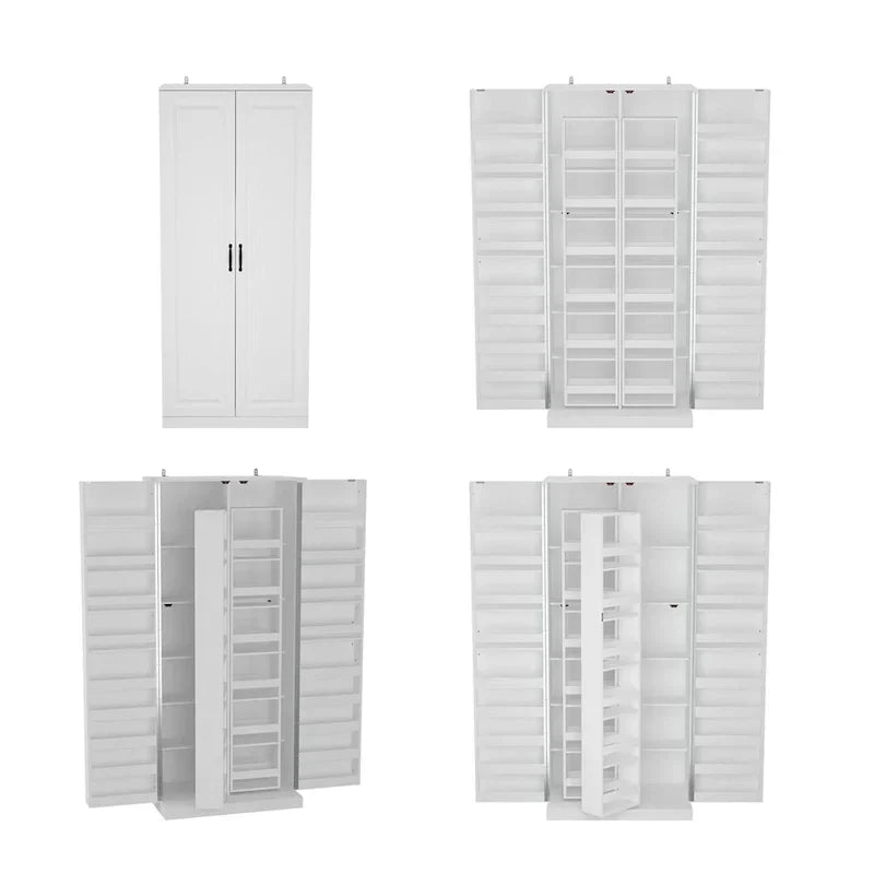 Organizzatore da cucina versatile: mobiletto compatto da 31,5" con archiviazione intelligente
