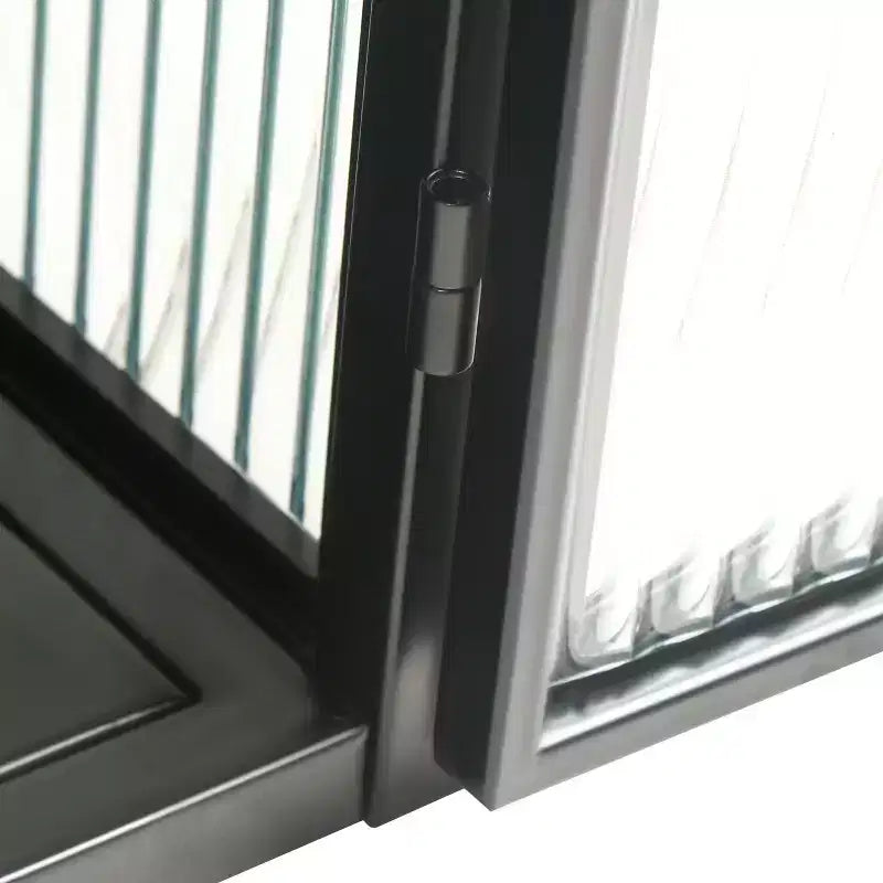 Pensile Okak Modern a 2 ante con 3 ripiani e ante in vetro per ingresso/sala da pranzo/soggiorno/cucina
