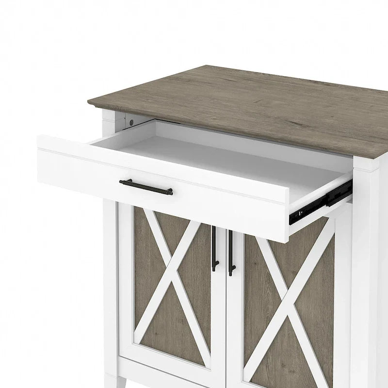 Scrittoio Key West con mobiletto di Bush Furniture
