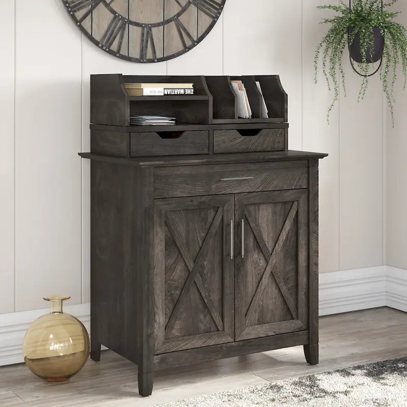 Scrittoio Key West con mobiletto di Bush Furniture