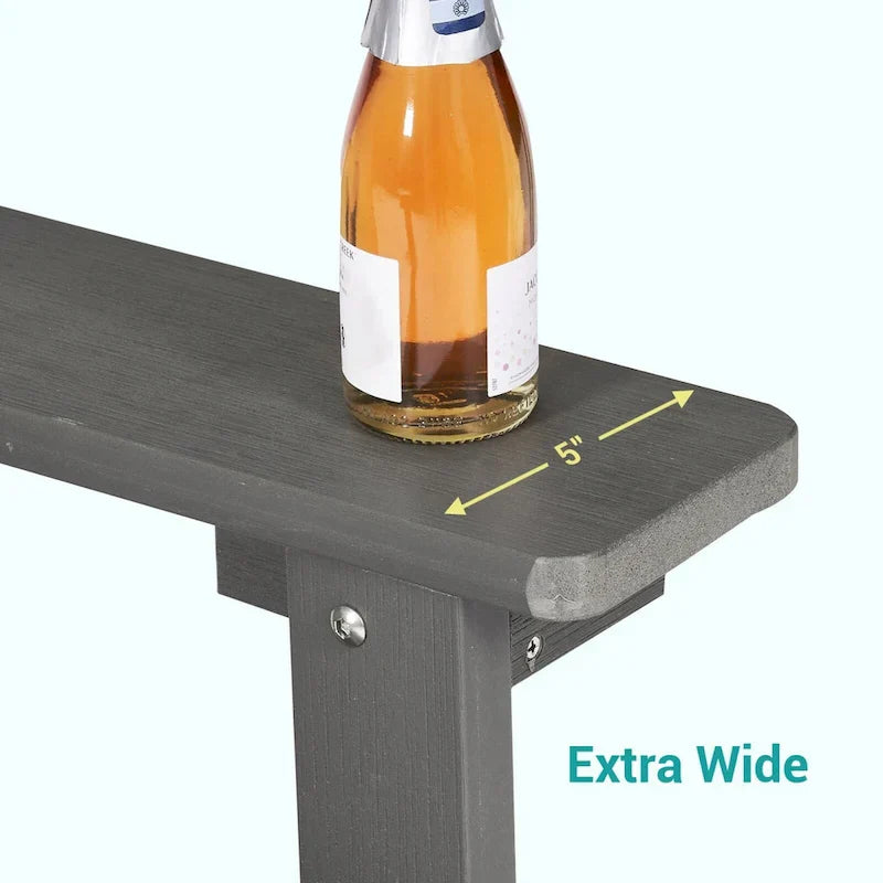 Bonosuki Sedie Adirondack da Esterno in Legno Resistente alle Intemperie - Set da 4
