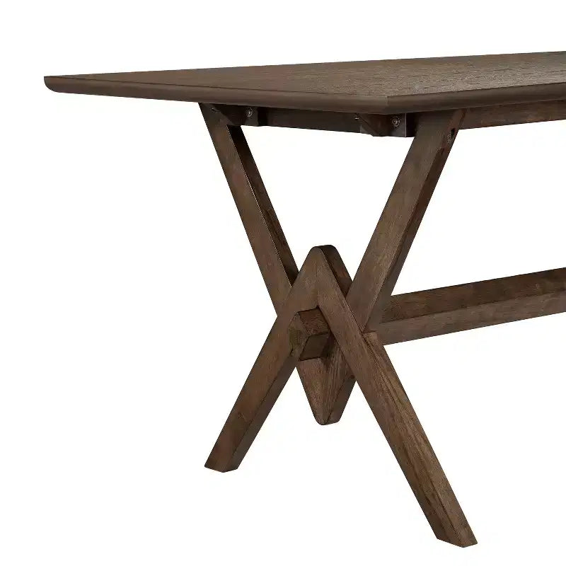 Christopher Knight Home Simon Set da pranzo 5 pezzi in legno di gomma stile Mid-Century moderno con sedie imbottite in bouclé