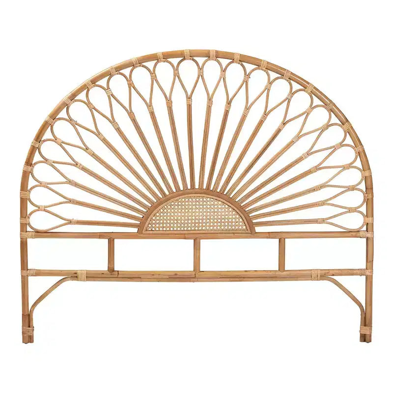 Testiera in Rattan Naturale, Marrone