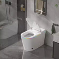 Dyonery Smart Toilet, Monobloc senza serbatoio con barriera in schiuma, Coperchio con apertura/chiusura automatica, Bidet riscaldato e asciugatore, Luce notturna a LED, Sciacquo automatico